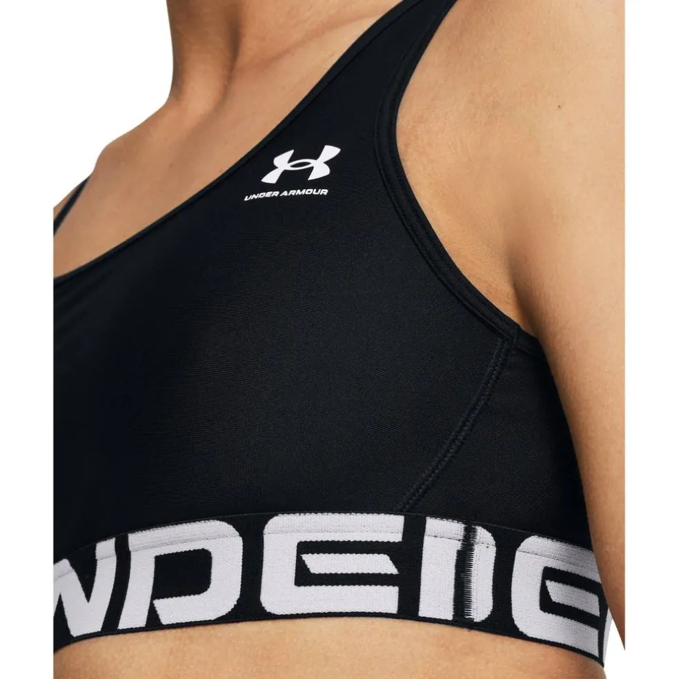 HeatGear® Armour Mid Branded Sports Bra Women'