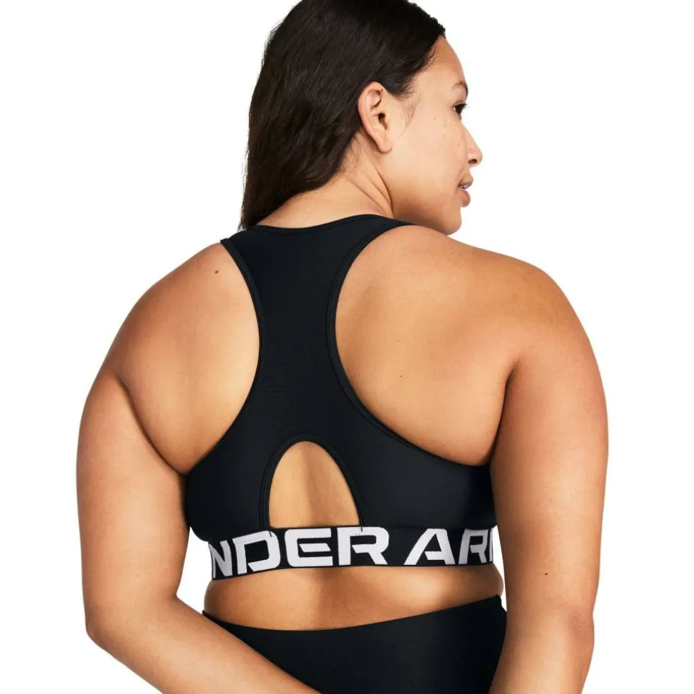 HeatGear® Armour Mid Branded Sports Bra Women'