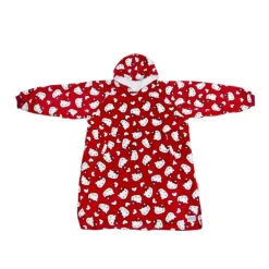 Hello Kitty Lovehearts Fleece Dressing Gown