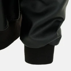 Hood PU Jacket Mens