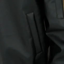 Hood PU Jacket Mens