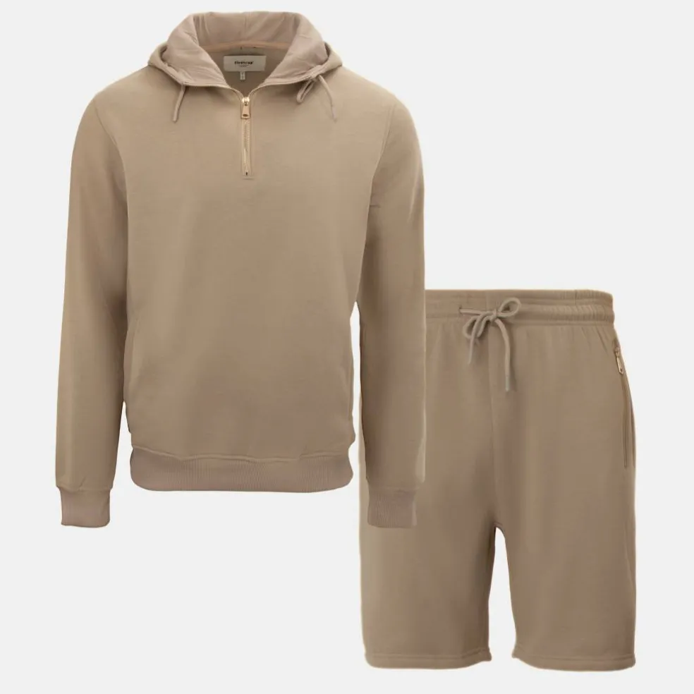 Hood Shirt and short Set Mens