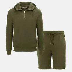 Hood Shirt and short Set Mens