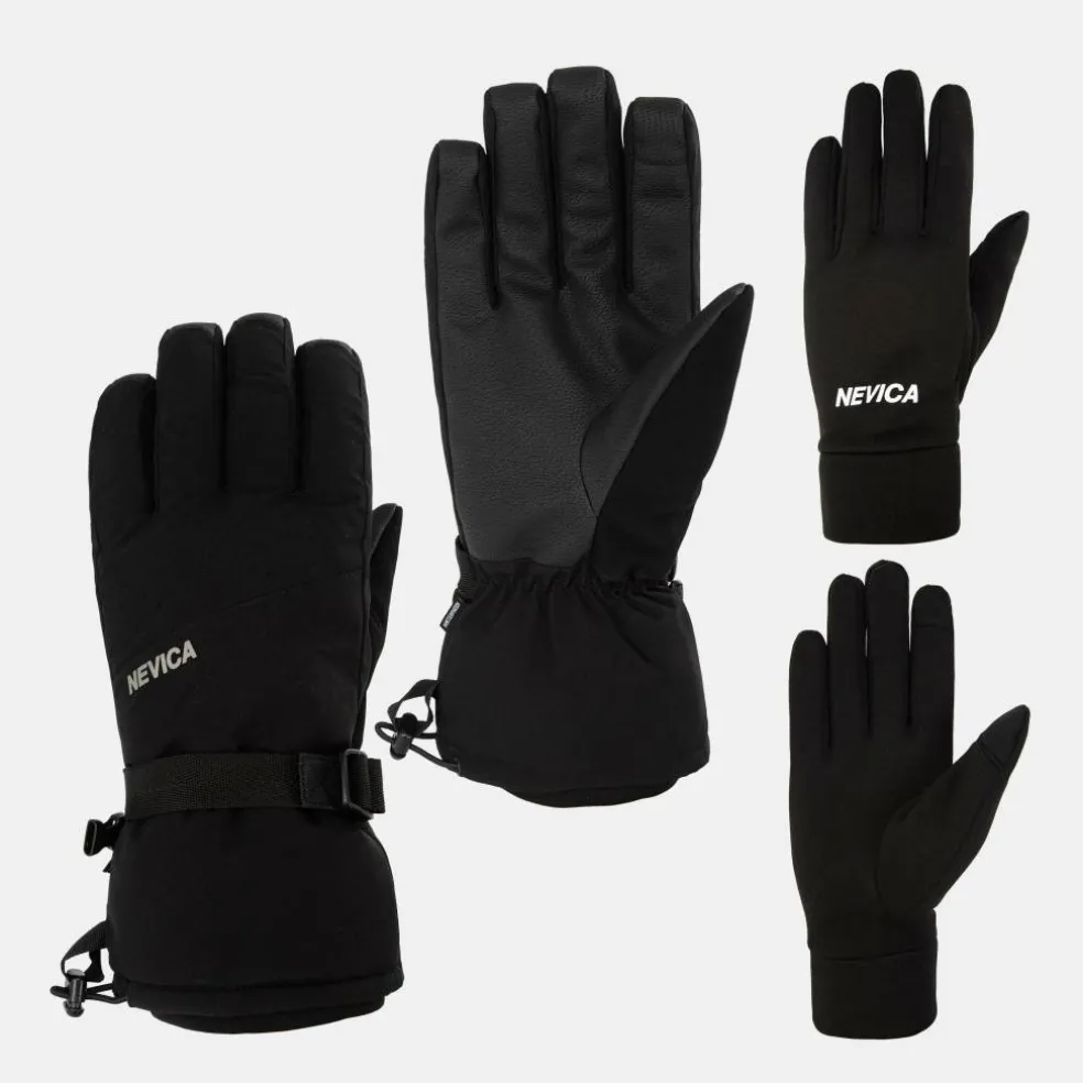 3-in-1 Ski Gloves Mens