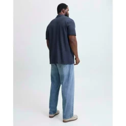 Jack Austin Zip Polo Plus Size Mens