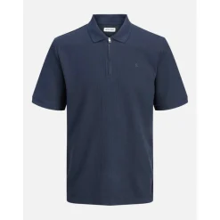 Jack Austin Zip Polo Plus Size Mens