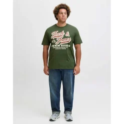 Jack Colour Logo T-Shirt Plus Size Mens