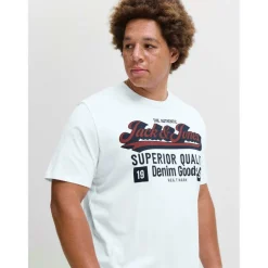 Jack Colour Logo T-Shirt Plus Size Mens