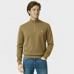 Jack Funnel Neck Half Zip Jumper Men