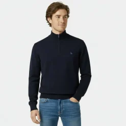 Jack Funnel Neck Half Zip Jumper Men