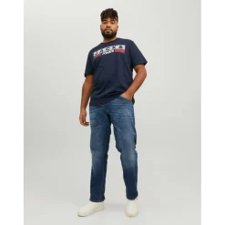 Jack Short Sleeve Logo T-Shirt Mens Plus Size