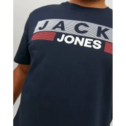 Jack Short Sleeve Logo T-Shirt Mens Plus Size