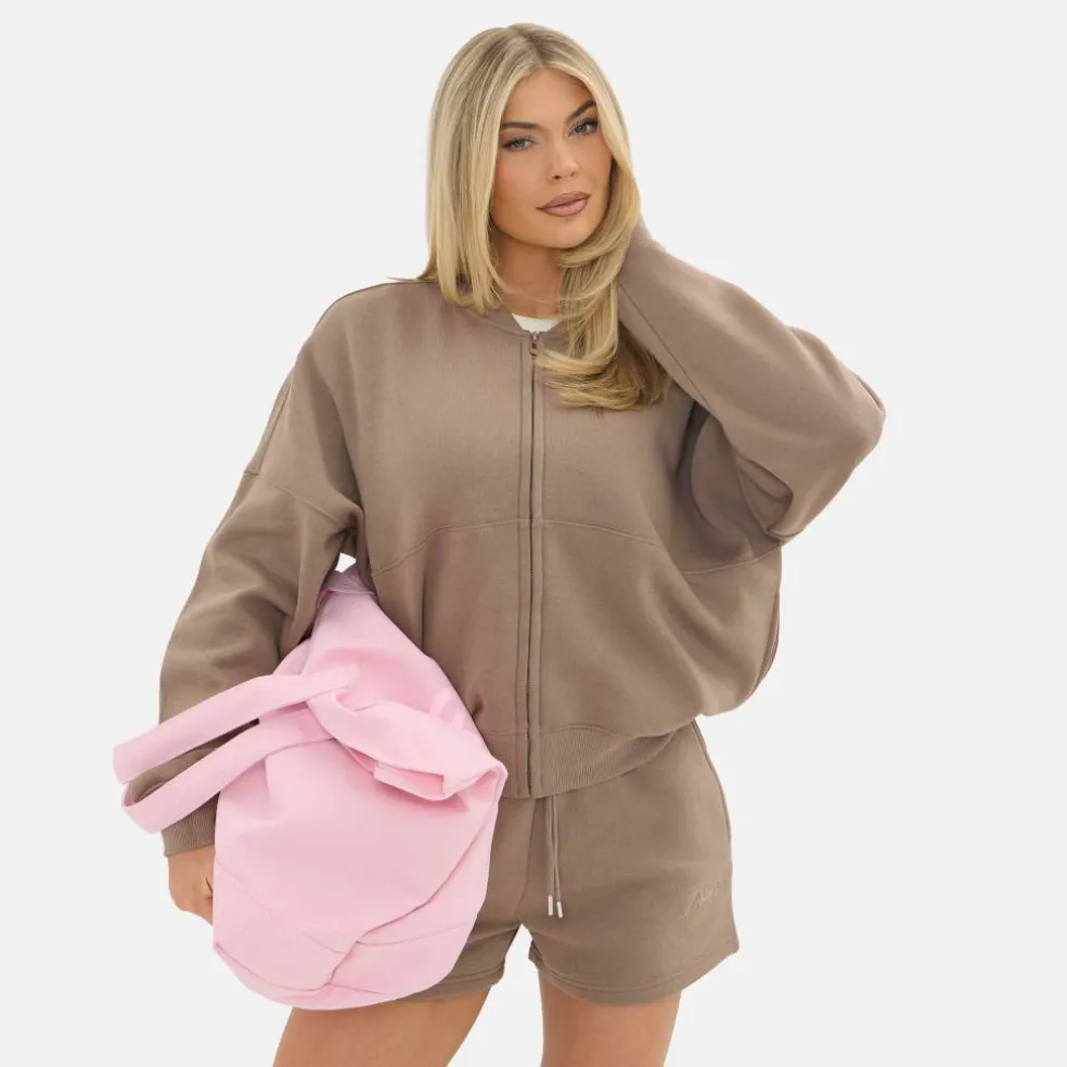 Jersey Bomber Zip Jacket