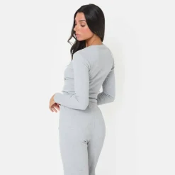 Jersey Rib Long Sleeve Top