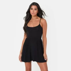 Jersey Strappy Mini Dress