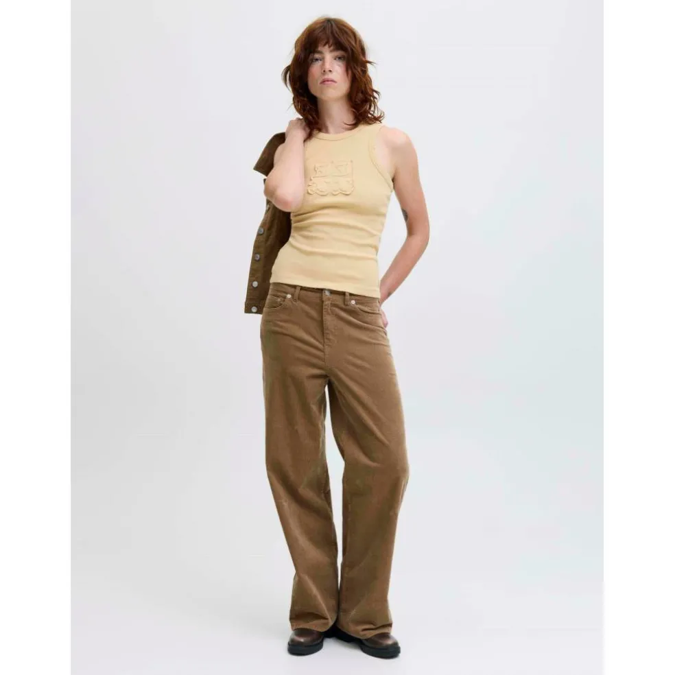 JJXX Patch Rib Top Ld62