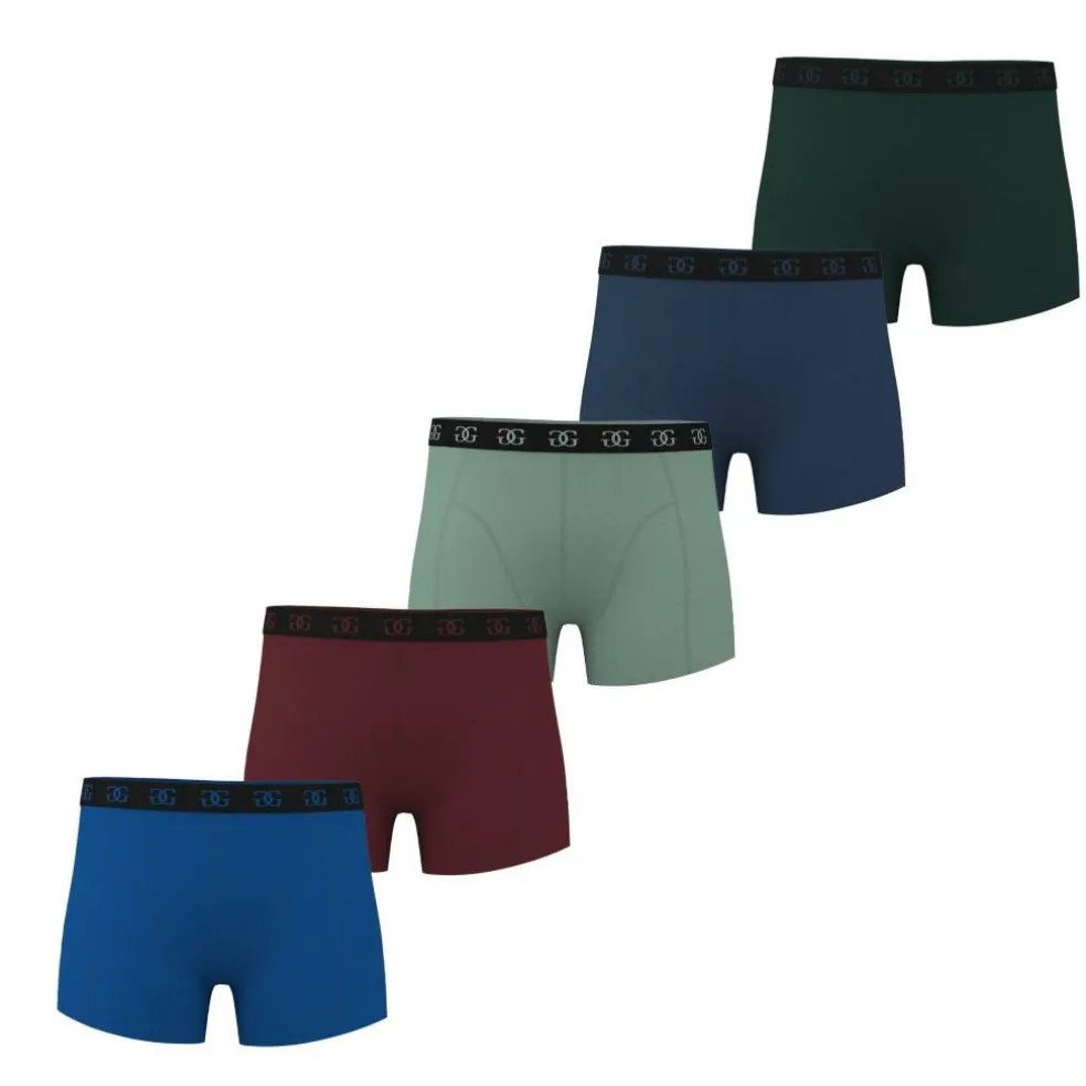Junior Boys 5-Pack Comfort Trunks