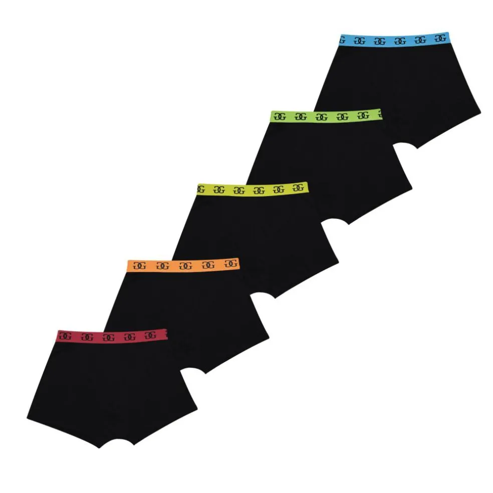 Junior Boys 5-Pack Comfort Trunks