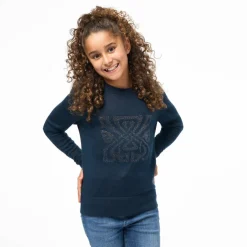 Junior Girls Biba Merino Logo Jumper