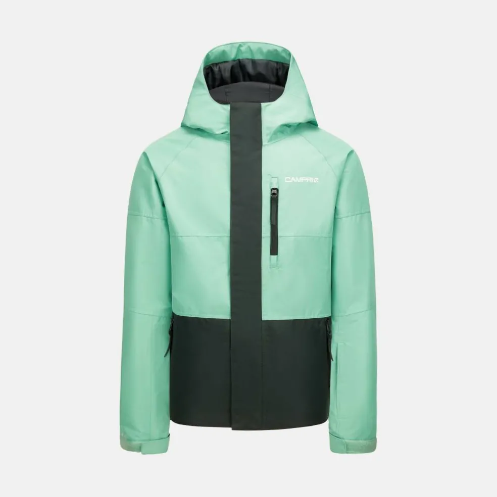Junior Raise Waterproof Windproof Hooded Ski Jacket
