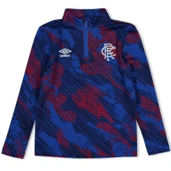 Juniors Umbro Rangers Armed Forces Pre Match Long Sleeve Kit 2025 2026 Kit