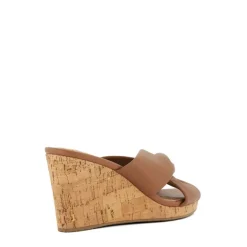 Kacee Twist Knot Wedge Mule Sandals