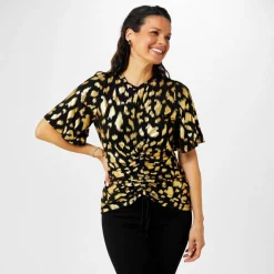 Keyhole Jersey Top