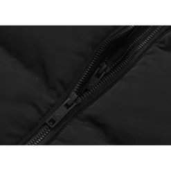 Kids' Double Zip Detachable Faux Fur Hood Fleece Lined Short Puffer Jacket