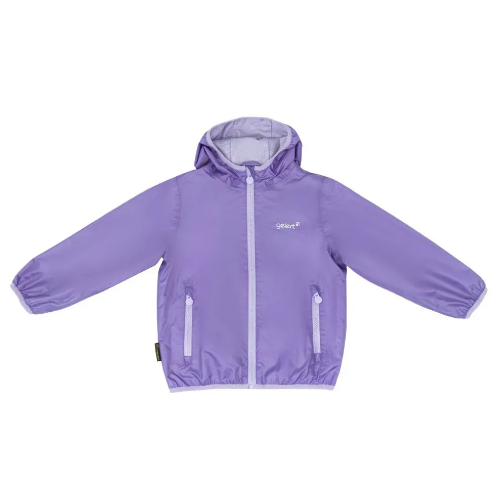 Kids' Reversible Windproof Long Sleeve Waterproof Jacket