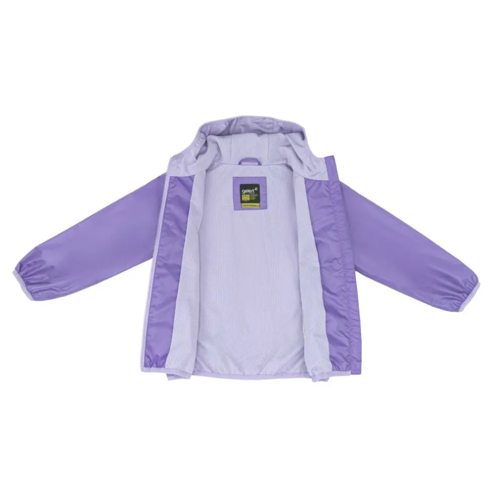 Kids' Reversible Windproof Long Sleeve Waterproof Jacket