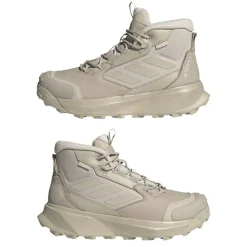 Kids' Terrex Winter Mid Leather Non Waterproof Hiking Boots