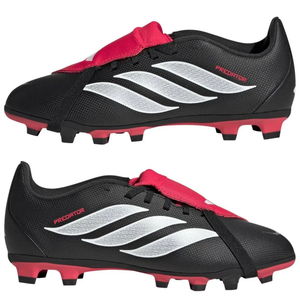 Kids adidas Predator Fold-Over Tongue Club Firm Ground Football Boots