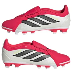 Kids adidas Predator Fold-Over Tongue Club Firm Ground Football Boots