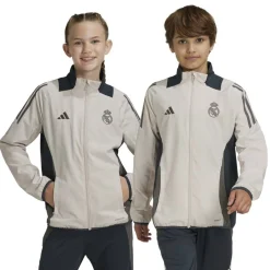 Kids adidas Real Madrid European Training Tracksuit Top 24/25