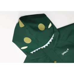 Kids' Animal Print Waterproof Long Sleeve Rain Anorak