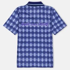 Kids' Argyle Short-Sleeve Polo Shirt