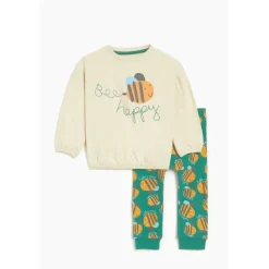 Kids' Bee Happy Closed Hem Fleece Joggers