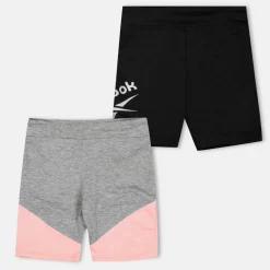 Kids' Black Fleece Jogger Shorts
