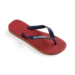 Kids' Brasil Logo Rose Gum Flip Flops