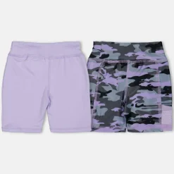 Kids' Camo Jersey Jogger Shorts