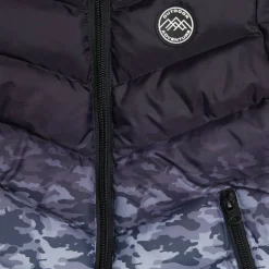 Kids' Camo Water and Wind Resistant Hooded Padded Puffer Jacket