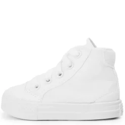 Kids' Canvas High-Top Trainers