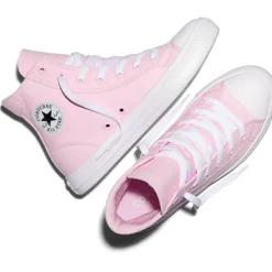 Kids' Canvas High-Top Trainers