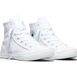 Kids' Canvas High-Top Trainers