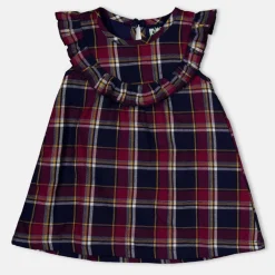 Kids' Check Shift A-Line Dress