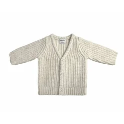 Kids' Chunky Knit Long Sleeve V-Neck Cardigan