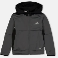 Kids' Clima Full-Zip Hooded Tracksuit Top