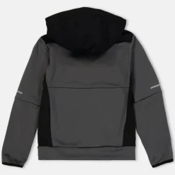 Kids' Clima Full-Zip Hooded Tracksuit Top