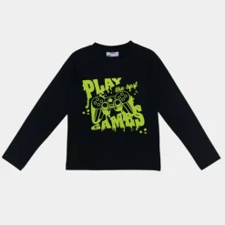 Kids' Cotton Gaming Relaxed Fit Long Sleeve Pyjama Sets
