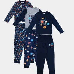 Kids' Cotton Gaming Relaxed Fit Long Sleeve Pyjama Sets